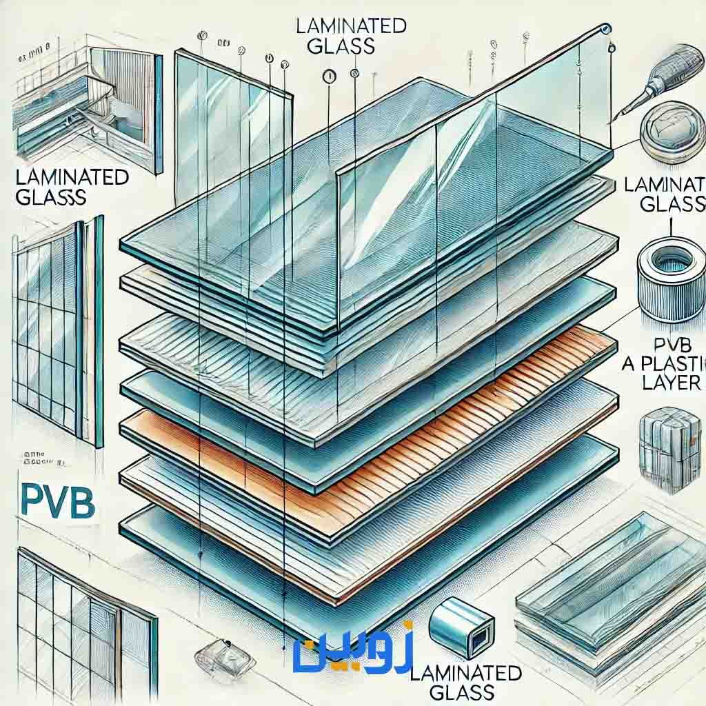 شیشه لمینیت چیست و کاربرد آن در طراحی محصولات شیشه ای و پارتیشن شیشه ای | قیمت شیشه لمینیت