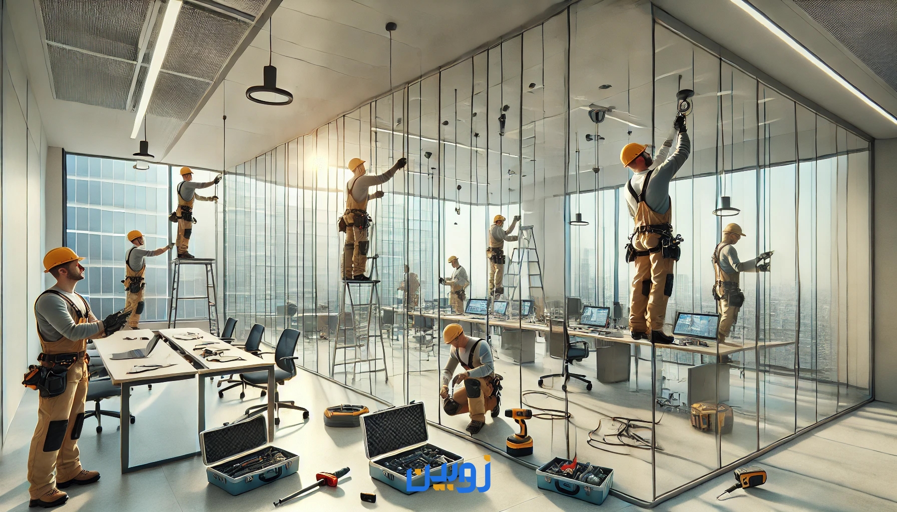 خرید پارتیشن اداری با کیفیت بالا | سفارش پارتیشن تک جداره و پارتیشن شیشه ای با قیمت مناسب