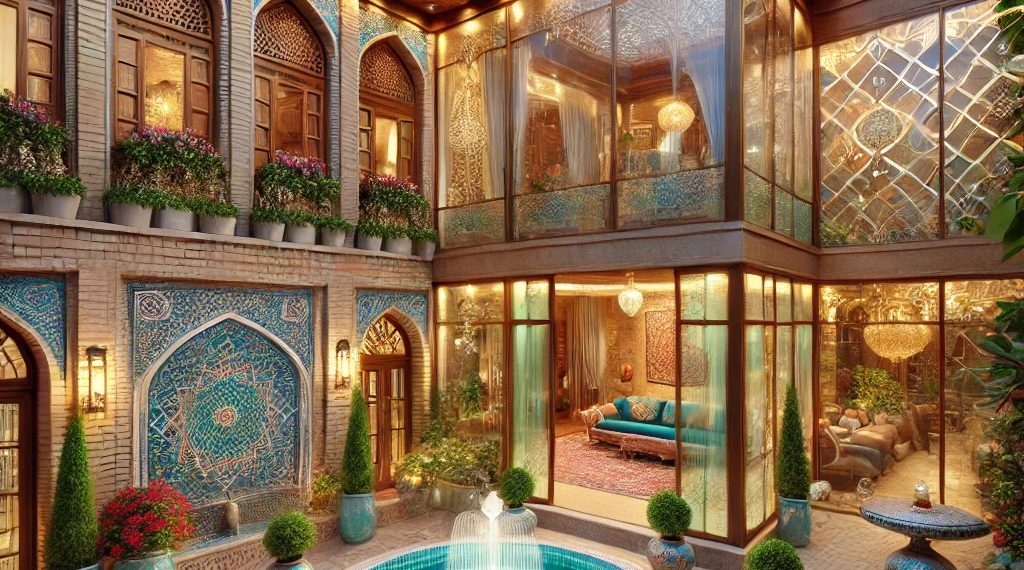 خانه تکانی نوروز و تغییر دکوراسیون نوروزی با پارتیشن شیشه ای طرح دار و شیشه سکوریت دکوراتیو در تغییرات نوروزی ۱۴۰۴