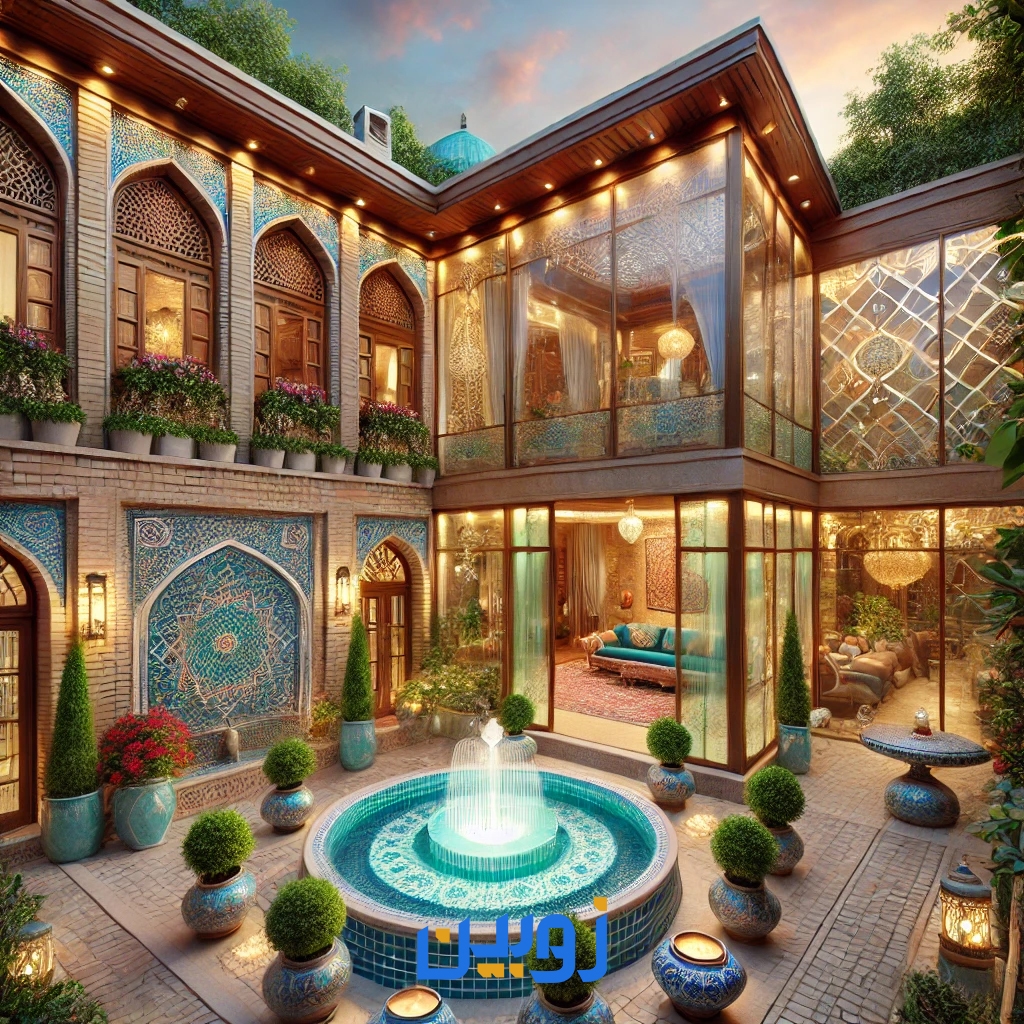 خانه تکانی نوروز و تغییر دکوراسیون نوروزی با پارتیشن شیشه ای طرح دار و شیشه سکوریت دکوراتیو در تغییرات نوروزی ۱۴۰۴