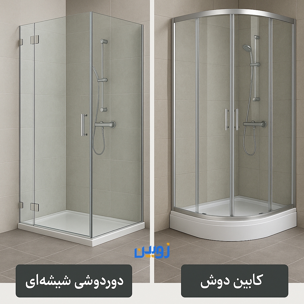 سفارش دوردوشی از شرکت زوبین شیشه - 09122788248