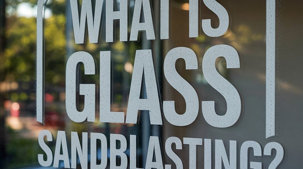 سندبلاست شیشه چیست