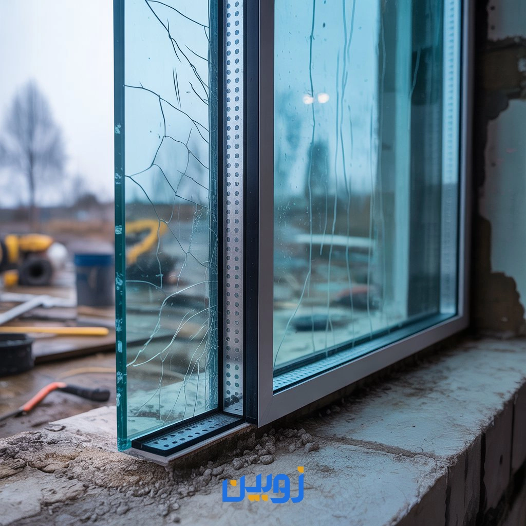 نصب شیشه سکوریت در شرکت زوبین شیشه 09122788248