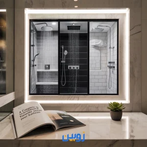 سفارش دوردوشی شیشه ای از زوبین شیشه 02177690214