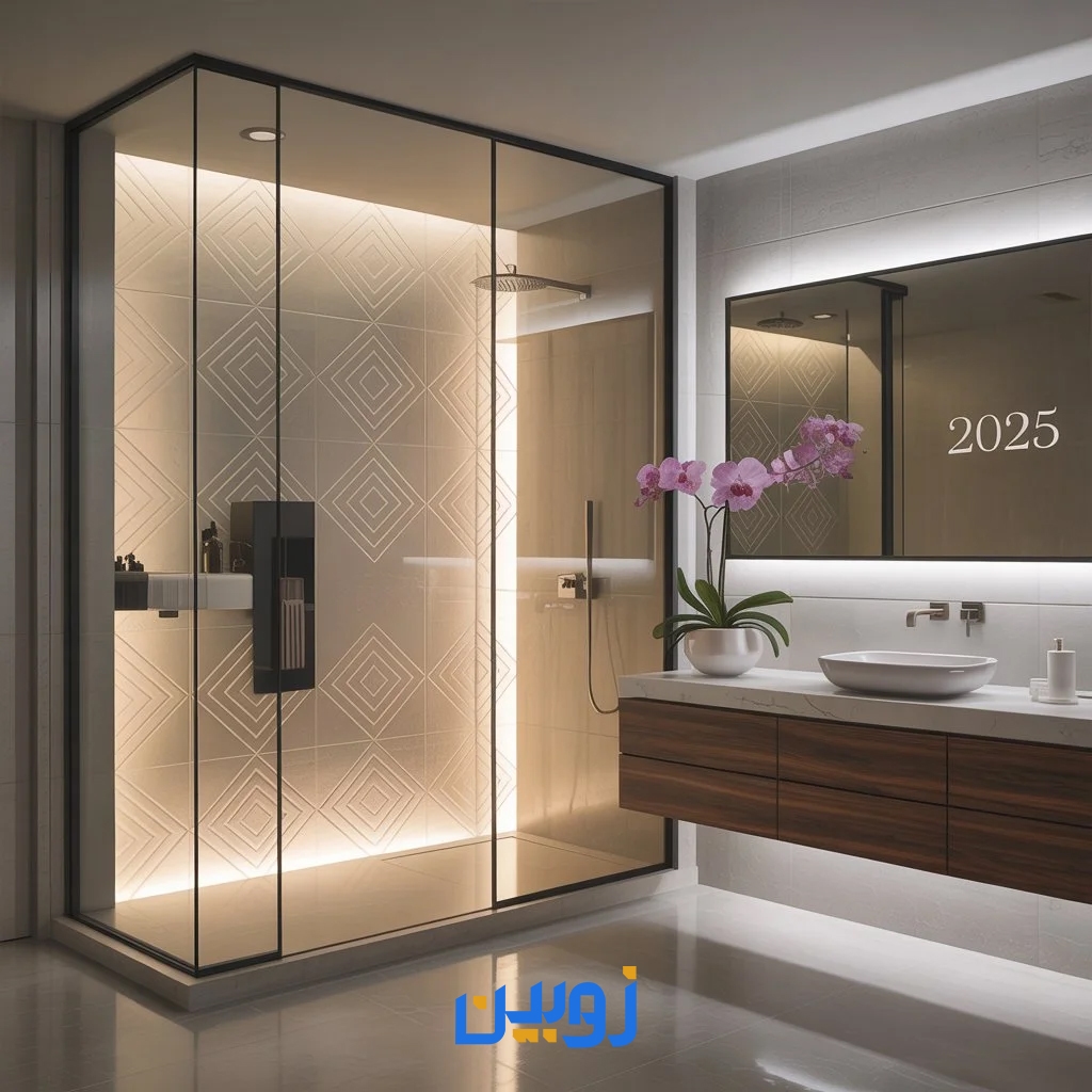 سفارش کابین دوش شیشه ای از زوبین شیشه 09122788248